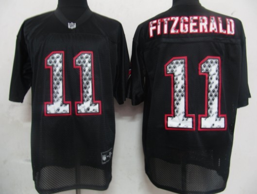 Nike NFL Arizona Cardinals #11 Larry Fitzgerald Black Elite Jersey